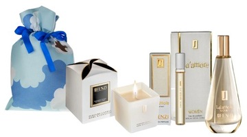 FENZI LA AMORE PERFUMY + ŚWIECA SOJOWA + EDP ZAPACH INSPIROWANY PREZENT HIT
