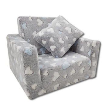 ДЕТСКОЕ СИДЕНИЕ, СКЛАДНОЙ, ПЛЮШЕВЫЙ СТУЛ, ПУФА