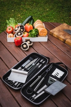 Набор для барбекю, аксессуары для гриля, посуда, корпус из нержавеющей стали 304