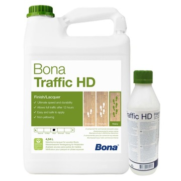 BONA TRAFFIC HD - LAKIER 2K DO PODŁÓG DREWNIANYCH SCHODÓW - MATOWY - 4,94L