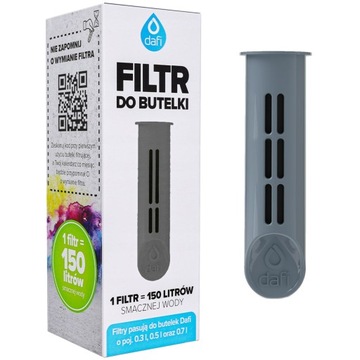 Wkład filtr do butelki DAFI SOFT SOLID szary 1 szt