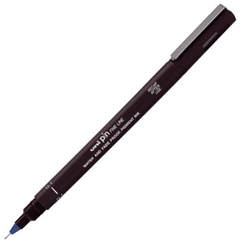 Cienkopis kreślarski Uni Pin-200, 0.1mm, niebieski