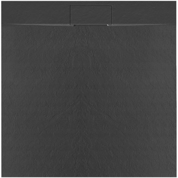 Brodzik prysznicowy BAZALT 90x90 czarny 2,5 Rea