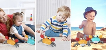 ИНТЕРАКТИВНАЯ ИГРУШКА КРУИНГ БЕГУЩИЙ КРАБ УЧИТСЯ ХОДИТЬ ЗВУК