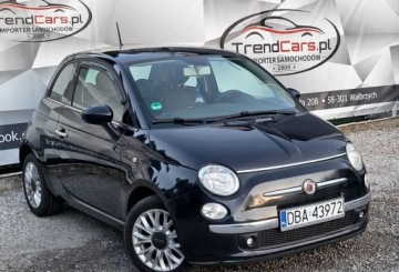 Fiat 500 II Seria 4 1.2 69KM 2016 Fiat 500 1.2 Klima szyberdach bezwypadkowy Gwarancja zarejestrowany 1.2