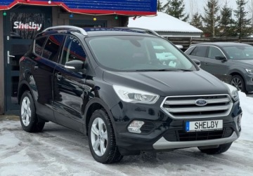 Ford Kuga II SUV Facelifting 2.0 TDCi 150KM 2019 Ford Kuga 2.0TDCI 150KM Xenon Led Klima Navi Pol Skora Parkasist PO OPLATA, zdjęcie 3