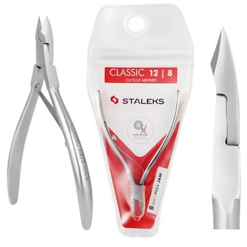 STALEKS PRO CĄŻKI DO WYCINANIA SKÓREK PAZNOKCI MANICURE CLASSIC NC-12-8 8mm