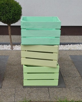 Декоративная деревянная коробка цвета 40x30x25