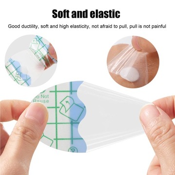 100 шт. водонепроницаемые наклейки на уши для детей, плавающих