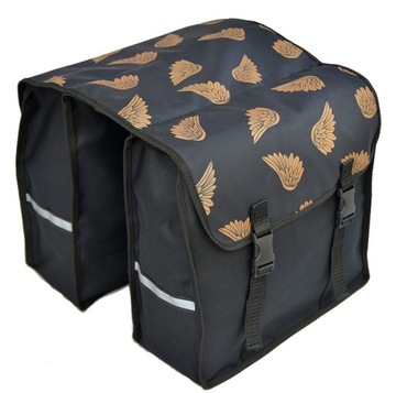 TORBA NA BAGAŻNIK ROWEROWY, SAKWA ROWEROWA 2x15L