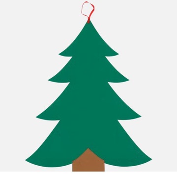 Рождественская елка из фетра своими руками 26 шт. 80 см Новогодняя