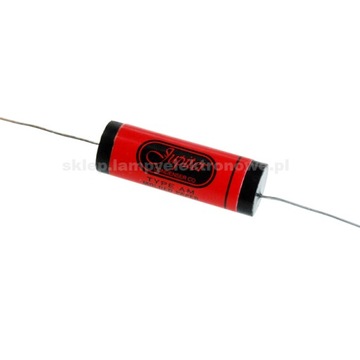 Kondensator 0.22uF = 0,22uF, 220nF 600V Red Astron Style Jupiter USA