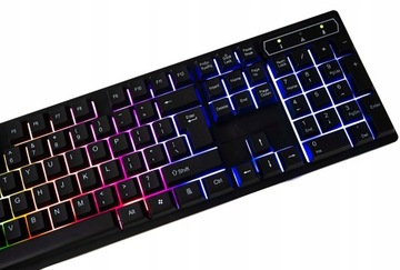 КОМПЛЕКТ ИГРОВАЯ КЛАВИАТУРА + МЫШЬ С ПОДСВЕТКОЙ