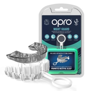 Opro Ночная защита для зубов против стирания, прозрачная
