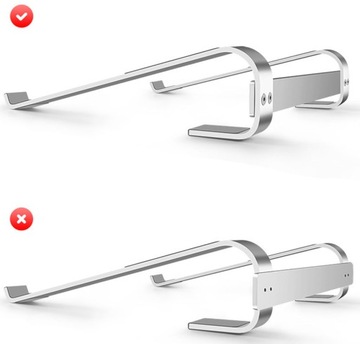 Эргономичная подставка, противоскользящая подставка для вентиляции стола ноутбука