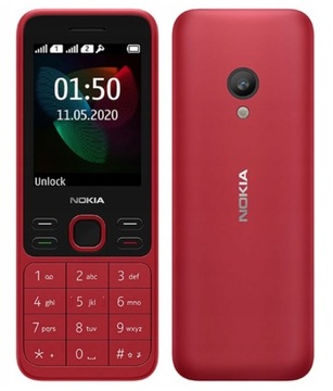 NOWY TELEFON KOMÓRKOWY NOKIA 150 DUALSIM CZERWONY BLUETOOTH RADIO SŁUCHAWKI