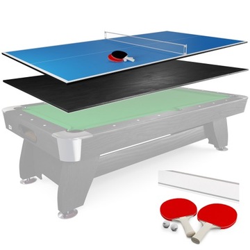 Nakładka dwustronna na stół bilardowy 8ft tenis stołowy ping-pong biesiadna
