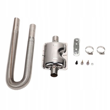 Выхлопная труба стояночного отопителя с глушителем