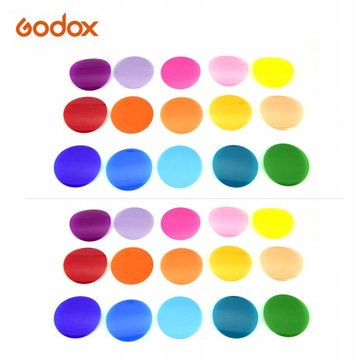 Набор цветных фильтров Godox V-11C Цветные гели.