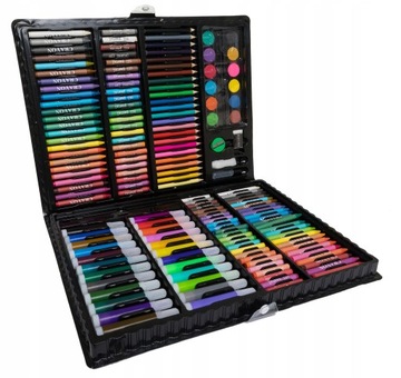 ХУДОЖЕСТВЕННЫЙ НАБОР ДЛЯ РАСКРАСКИ, МАЛКИ 168, ЧЕМОДАН