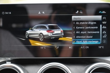 Mercedes Klasa C W205 Kabriolet Facelifting 1.5 200 184KM 2018 Mercedes-Benz Klasa C 200 4-Matic 9G-TRONIC Krajowy Bezwypadkowy, zdjęcie 37