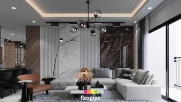 Полка потолочная для светодиодов slim 1.2мб 25см