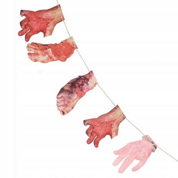 Хэллоуинская вечеринка с искусственными руками и ногами