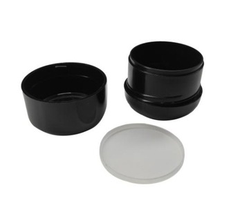 Pojemniczek słoiczek 50 ml Czarny cały
