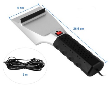 Электрический скребок для окон с подогревом 12 В