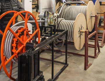 Гибкая солнечная труба DN32 1 1/2 из гофрированной нержавеющей стали 316L Flexo