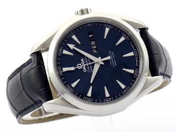 OMEGA SEAMASTER AQUA TERRA ANNUAL CALENDAR 43MM KOMPLET 231.13.43.22.03.002