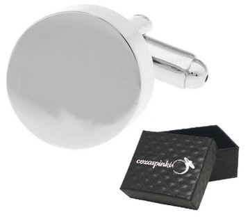 Spinki do mankietów OKRĄGŁE KLASYK