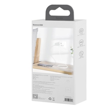 Набор из 2 шт.. Baseus CABLE длинный USB Lightning-кабель 8-контактный 8-контактный 2,4 А 1,5 м