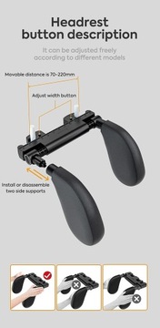 Подголовник автомобиля ZOKOE, быстрая установка