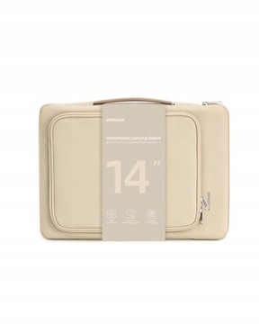 СУМКА INNOSTYLE ДЛЯ НОУТБУКА 14 ДЮЙМОВ Водонепроницаемый ЧЕХОЛ OMNIPROTECT БЕЖЕВЫЙ