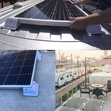 МОНТАЖНЫЙ КРОНШТЕЙН ДЛЯ СОЛНЕЧНЫХ ФОТОЭЛЕКТРИЧЕСКИХ ПАНЕЛЕЙ ДЛЯ ПРИЦЕПОВ С КАМЕРОЙ