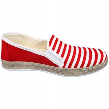 Espadryle damskie Big Star czerwone HH276003 36