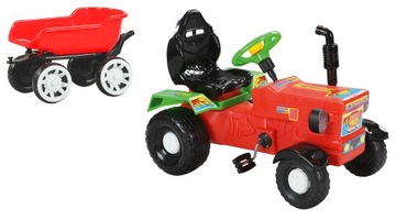 ЧЕТЫРЕХКОЛЕСНЫЙ ПРИЦЕП - 3 цвета - для тракторов, квадроциклов