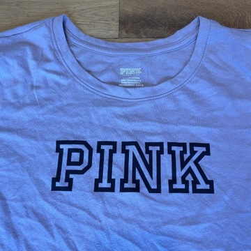 VICTORIA'S SECRET PINK DAMSKI T-SHIRT LOGO Rozm. S