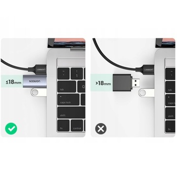 UGREEN ADAPTER AUDIO AUX PRZEJŚCIÓWKA Z USB-A 2.0 DO MINIJACK 3,5MM