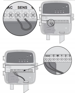 Комплект 8-секционной системы орошения Rain Bird, готовый, внутренний КОНТРОЛЛЕР RC2