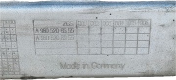 SPOILER MIĘDZYOSIOWY LH MERCEDES ACTROS MP4 A9605208555