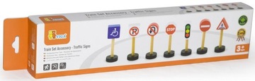 ДЕРЕВЯННЫЕ ФИГУРКИ VIGA - ДОРОЖНЫЕ ЗНАКИ 50817
