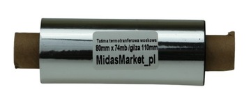 TAŚMA KALKA TTR RIBBON 80x74 DO DRUKAREK ZEBRA