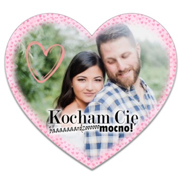 ФОТОМАГНИТ фото на холодильник ПОДАРОК ​​ко Дню Влюбленных