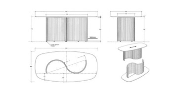 LAMELE обеденный стол из ясеня