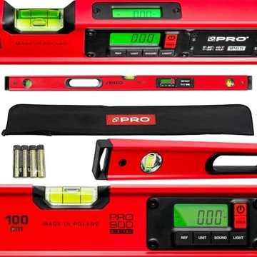 PRO900 DIGITAL 100cm POZIOMNICA ELEKTRONICZNA+ POK