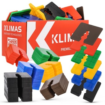 Пластиковые выравнивающие шайбы для оконных шурупов 2-10 мм 300 шт.