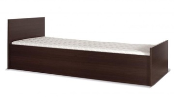 Łóżko jednoosobowe 80 x 200 cm kasztan wenge X28