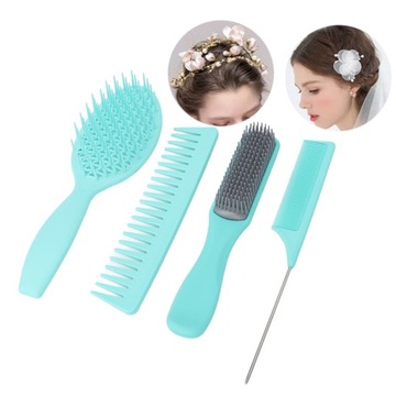 Набор расчесок для волос из 4 предметов для домашнего салона